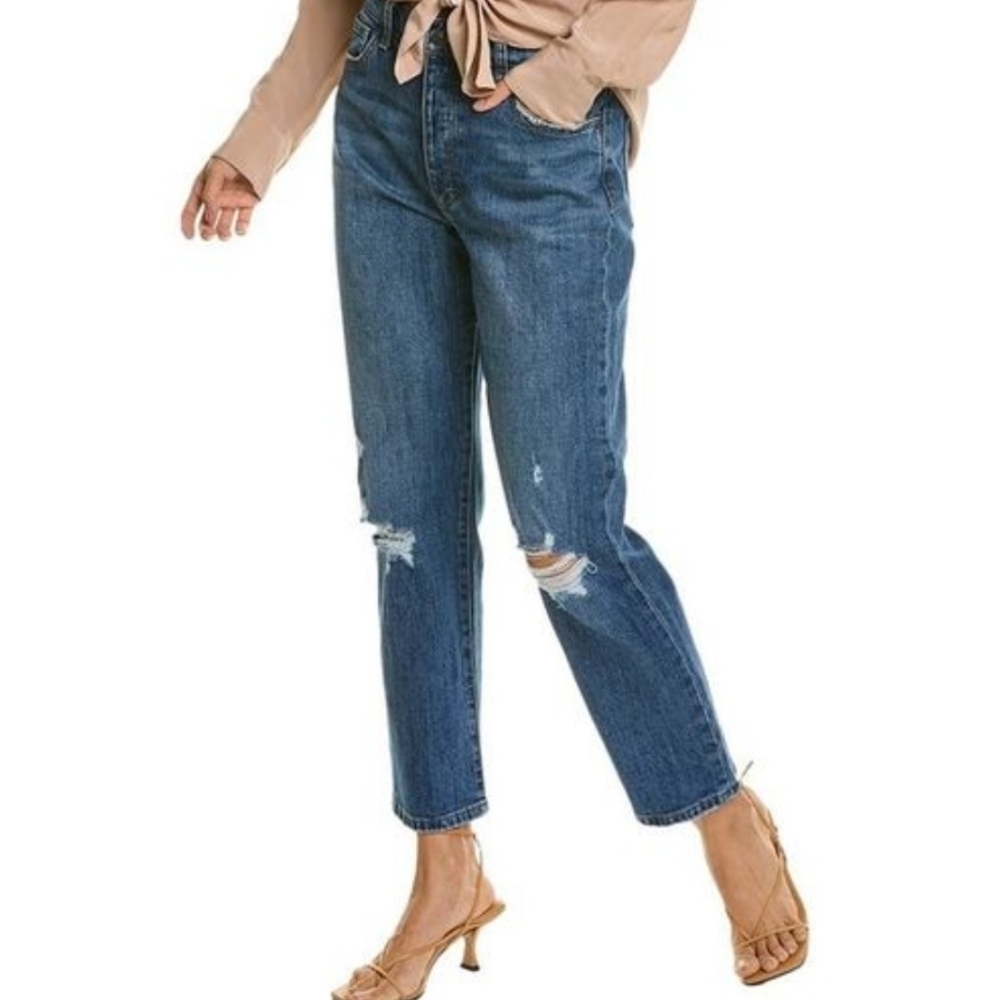 Joe's Jeans The OG Lynette Straight Leg Button Fly Womens Jean NEW